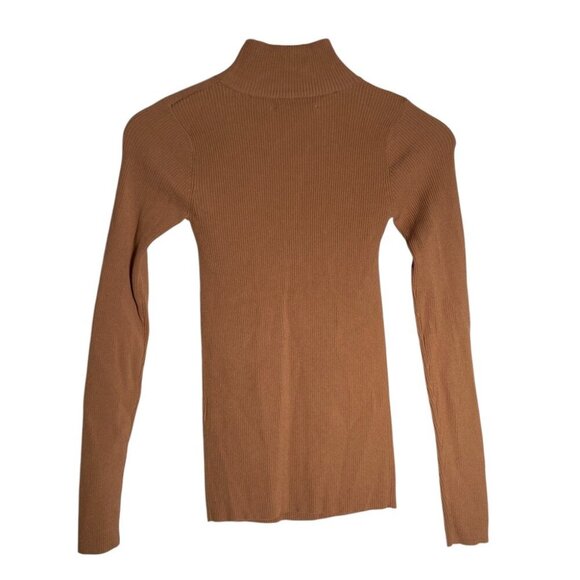 NWT Elie Tahari Long Sleeve Mock Neck Keyhole Sweater Size XS - Picture 3 of 6